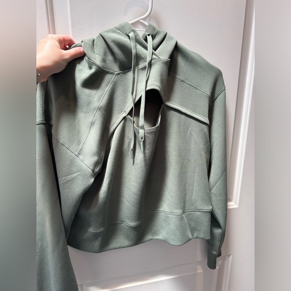 90 degree by reflex lightweight cut—out hoodie
